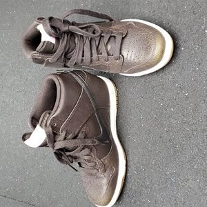 Nike Brown Snakeskin Dunk Sky Hi 528899-202